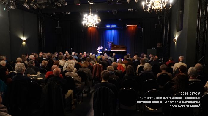 DSC03302- 2024 10 17 kamermuziek azijnfabriek - pianoduo Matthieu Idmtal - Anastasia Kozhushko - 17okt2024 -  foto GerardMontE web